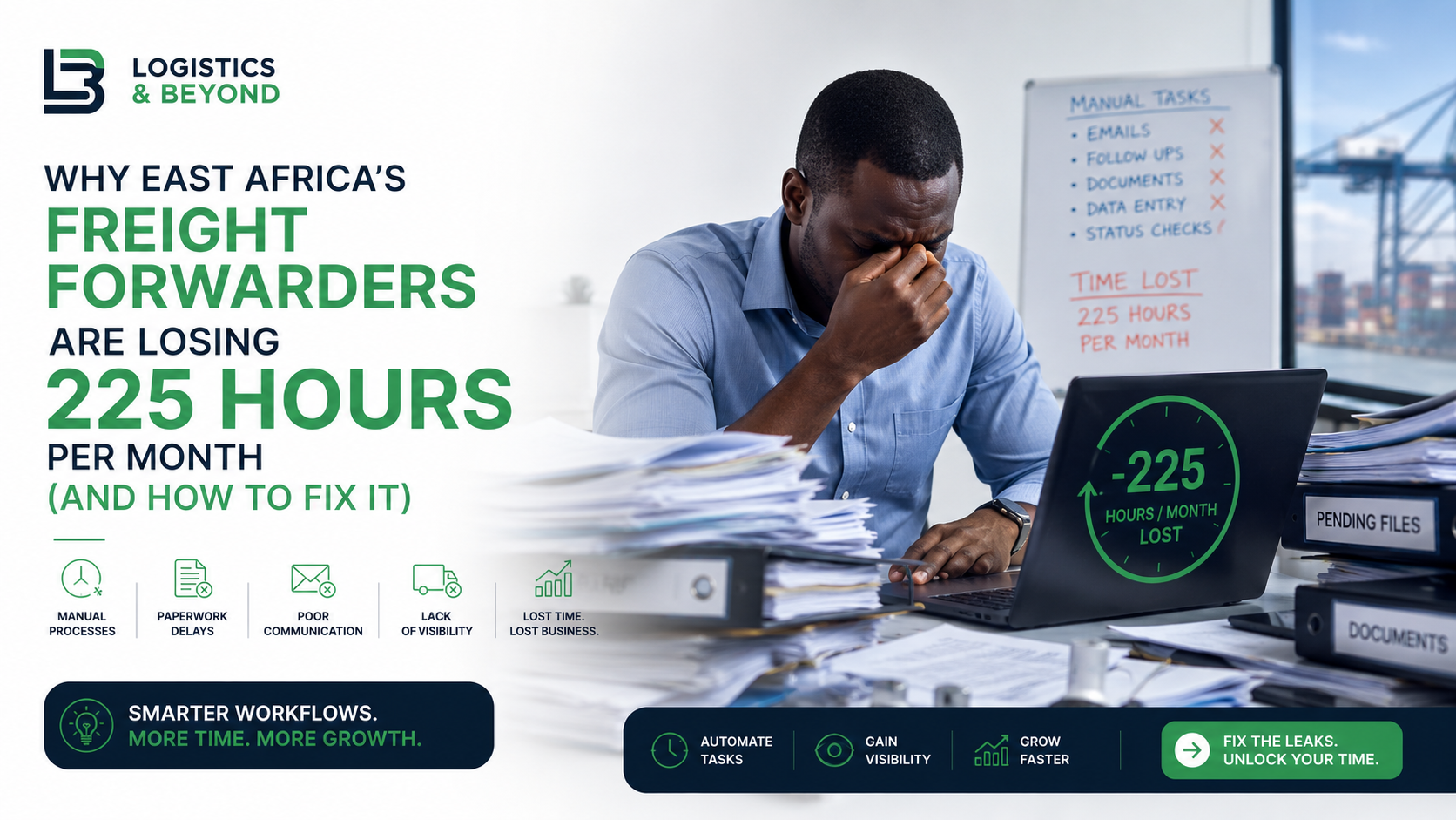 Why East Africa's Freight Forwarders Are Losing 225 Hours Per Month (And How to Fix It)